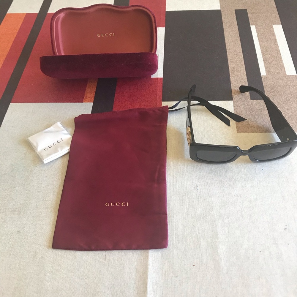 Gucci sunglasses.